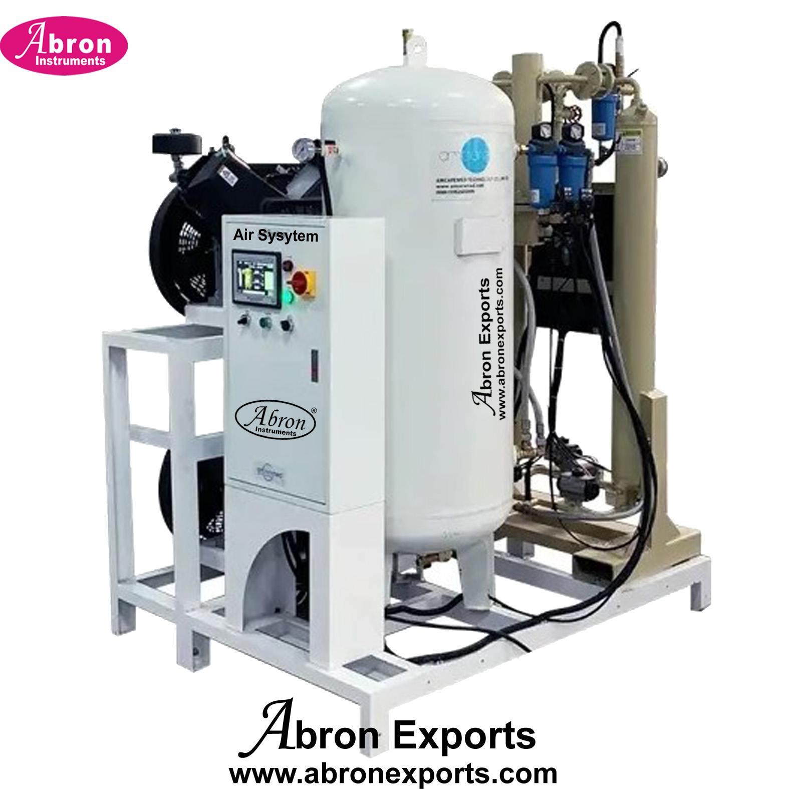 Medical Compressed Air Oil free Refrigerated System With Tank Abron ABM-1130AD 